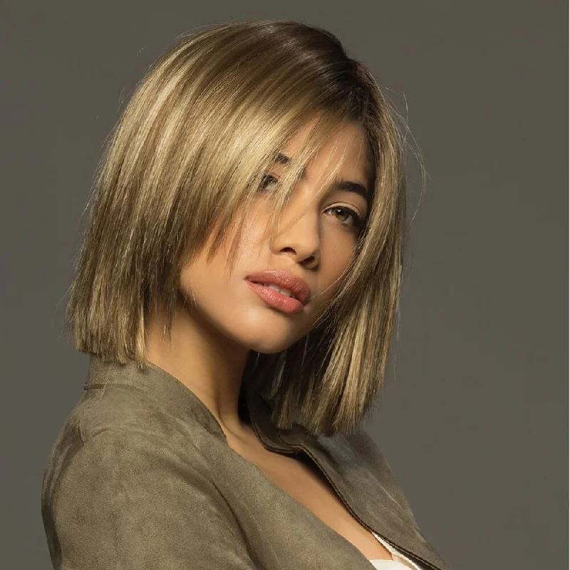 Blonde wig with bangs for a sunny appearance ELLIS WIG