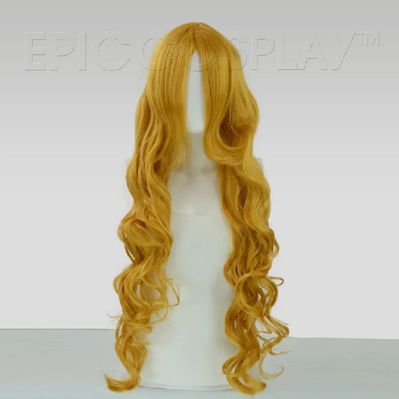 Long - length wig with a side - swept bang for a sophisticated look Hera - Autumn Gold Wig