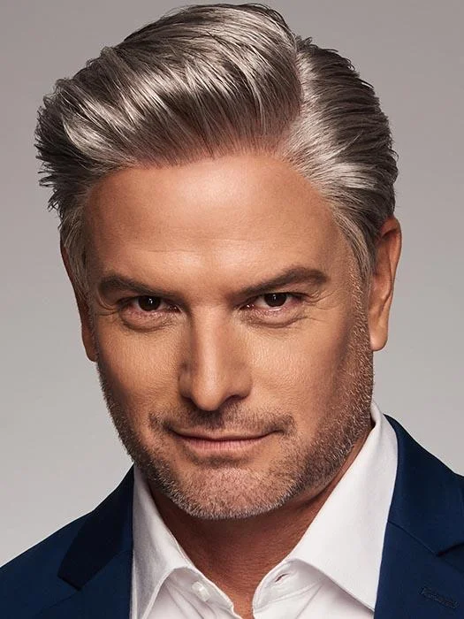 Short wig made from high - quality human hair for a luxurious feel Distinguished | Human Hair/Synthetic Wig Blend Short wig made from high - quality human hair for a luxurious feel Distinguished | Human Hair/Synthetic Wig Blend