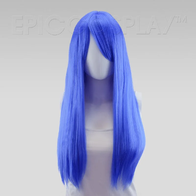 Long - length wig in a jet - black color for a classic appearance Nyx - Cobalt Blue Wig