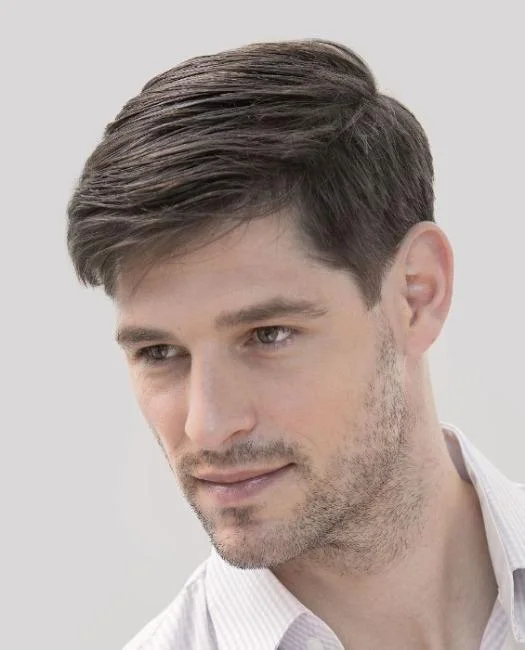 Lace - front short wig for a seamless and realistic hairline Jason | HAIR for MANce