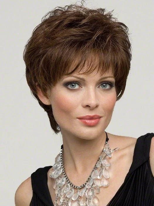Wig with bangs for cosplay Aubrey | Human Hair/ Synthetic Wig (Hand-Tied)