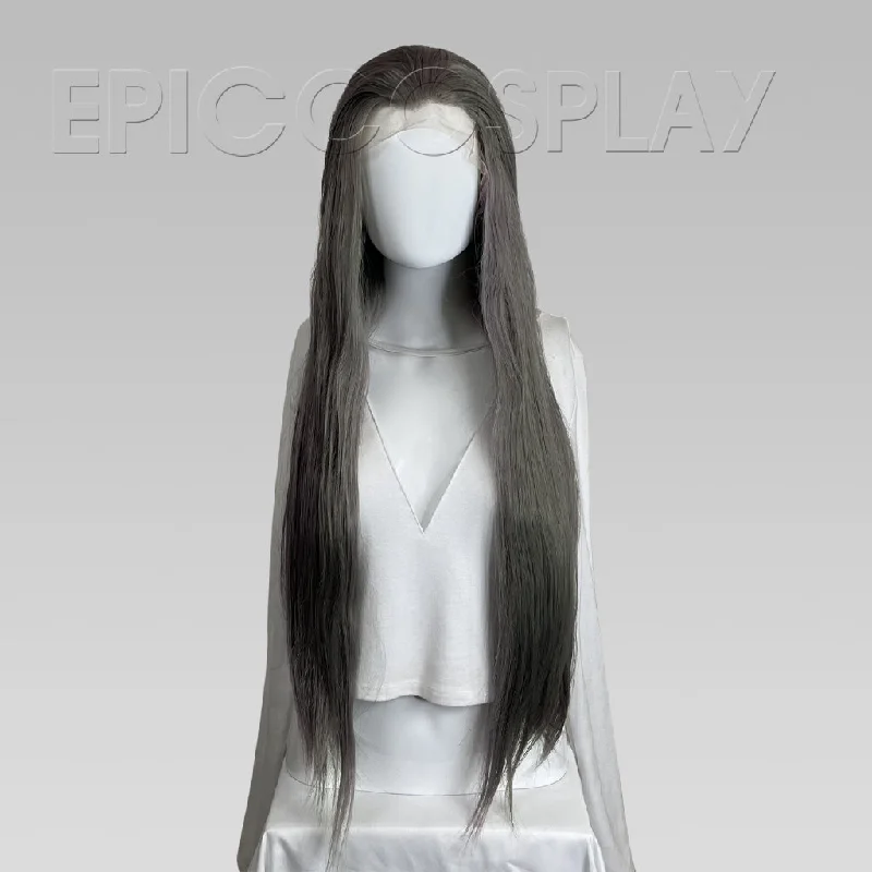 Adjustable - cap long - length wig for a comfortable fit Eros (Lacefront) - Gunmetal Grey Wig Adjustable - cap long - length wig for a comfortable fit Eros (Lacefront) - Gunmetal Grey Wig