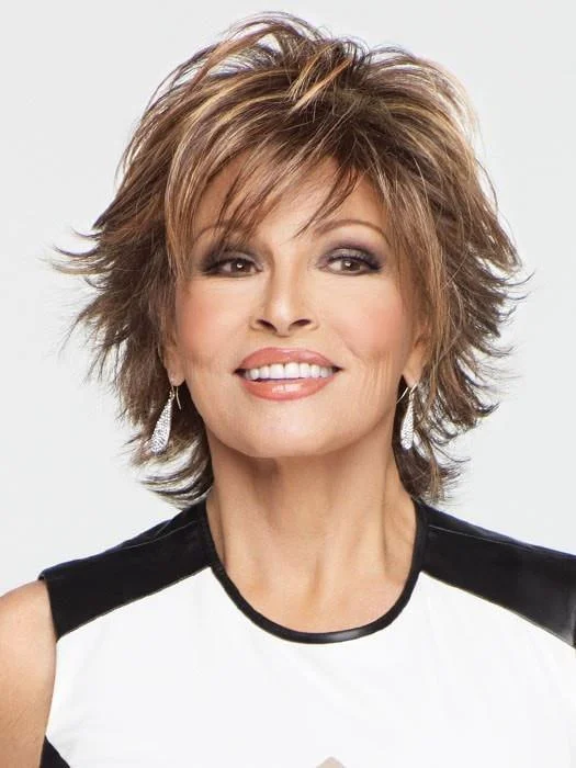 Medium - length wig with a silk - base cap for a comfortable and smooth feel Trend Setter Wig by Raquel Welch | Synthetic (Traditional Cap) Medium - length wig with a silk - base cap for a comfortable and smooth feel Trend Setter Wig by Raquel Welch | Synthetic (Traditional Cap)