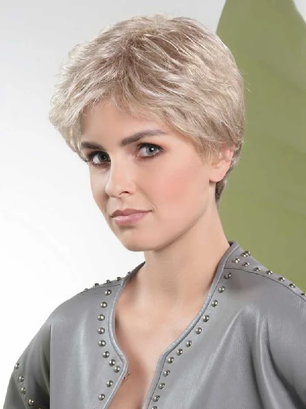Platinum - blonde short wig for a trendy and eye - catching style Savona Soft - Ellen Wille Modixx Collection