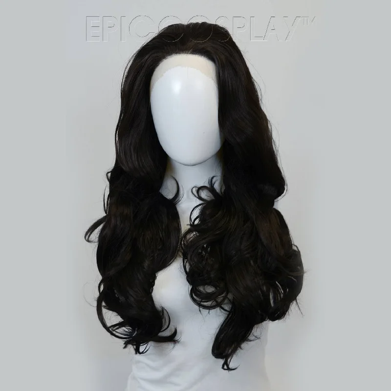 Long - length wig with a side - swept bang for a sophisticated look Astraea - Natural Black Wig Long - length wig with a side - swept bang for a sophisticated look Astraea - Natural Black Wig