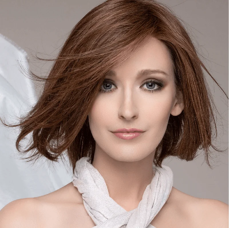 Wig with ombre bangs for a stylish effect Delicate Plus Remy Human Hair Lace Front Wig by Ellen Wille -Final Sale: NO refund or exchanges