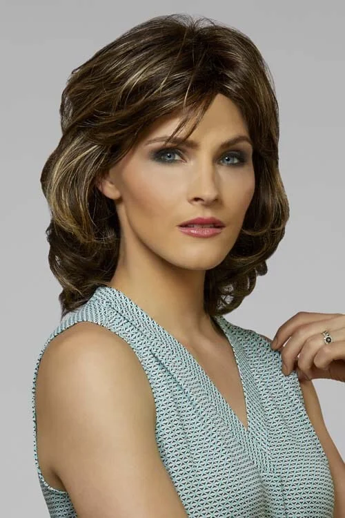 Wig with bangs for a 1920s flapper look Danielle Synthetic Wig by Henry Margu  | Final Sale: No refunds or exchanges