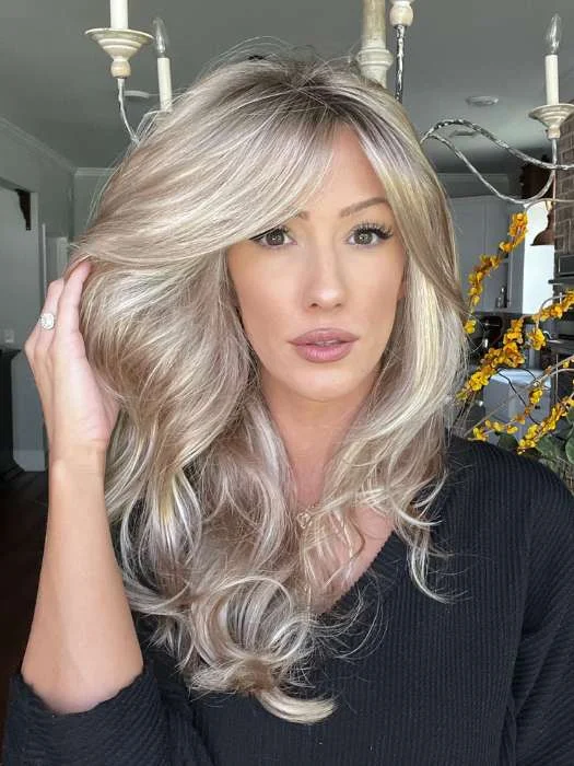 Wavy Wigs for Diamond - Shaped Faces​ Miles of Style | Synthetic Lace Front Wig (Mono Part)
