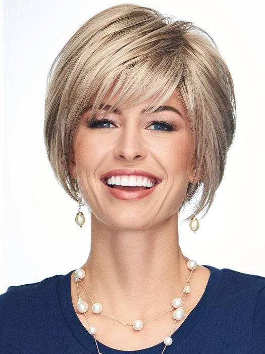 Short wig with a side - swept bang for a sophisticated and flattering style Innuendo | Synthetic Wig (Basic Cap) Short wig with a side - swept bang for a sophisticated and flattering style Innuendo | Synthetic Wig (Basic Cap)