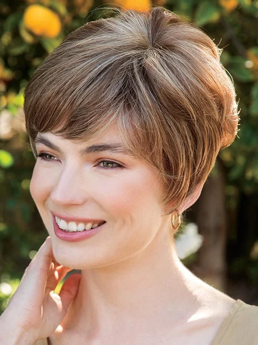 Monofilament - cap short wig for a breathable and natural - looking scalp Destiny | Synthetic Lace Front Wig (Mono Part) Monofilament - cap short wig for a breathable and natural - looking scalp Destiny | Synthetic Lace Front Wig (Mono Part)