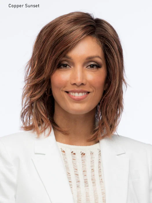 Wavy Wigs for Caucasian Women​ Mellow Wig by Estetica | Lace Front | Mono Part | Synthetic Fiber