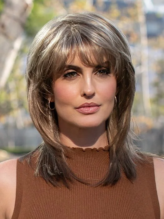 Long - length wig with a silk - base cap for a comfortable and smooth feel Miranda | Synthetic Wig (Basic Cap)