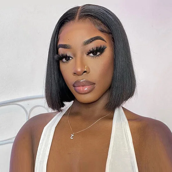 Lolly Short Bob Wigs 13x4 Glueless Lace Front Wig 200% Density Straight Bob Human Hair Wigs Flash Sale Lolly Short Bob Wigs 13x4 Glueless Lace Front Wig 200% Density Straight Bob Human Hair Wigs Flash Sale