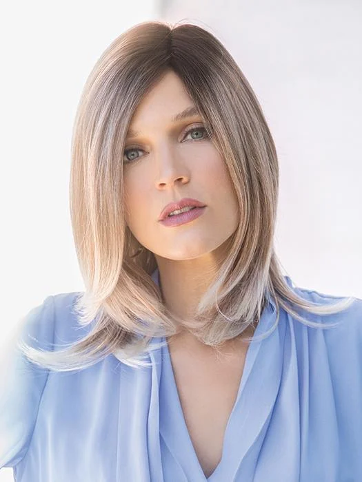 Medium - length wig with a wavy texture for a beachy and relaxed look Harlee Wig by Noriko | Synthetic Lace Front (Mono Part) Medium - length wig with a wavy texture for a beachy and relaxed look Harlee Wig by Noriko | Synthetic Lace Front (Mono Part)