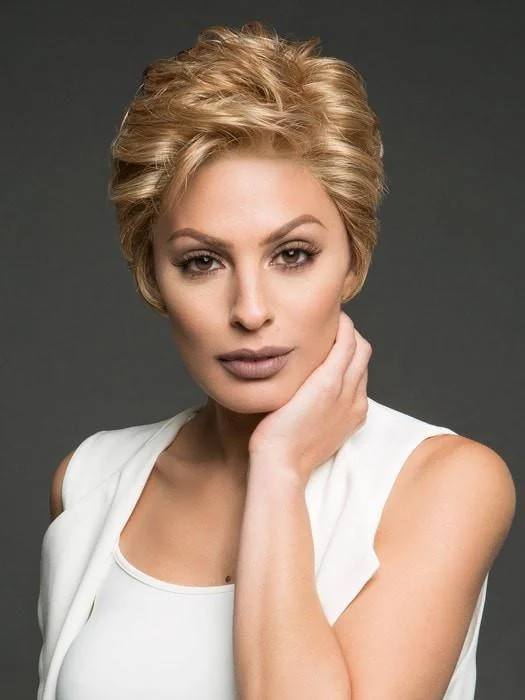 Short wig with a blunt bob cut for a modern and sleek style Center Stage | Synthetic Lace Front Wig (Hand-Tied) Short wig with a blunt bob cut for a modern and sleek style Center Stage | Synthetic Lace Front Wig (Hand-Tied)