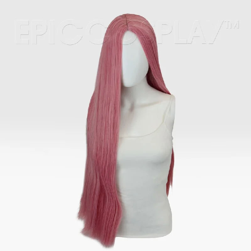 Long - length wig with a heat - resistant formula for easy styling at home Eros (Lacefront) - Princess Pink Mix Wig