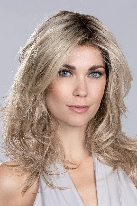 Curly wig with bangs for a glamorous appearance Sale - Ellen Wille Wigs - Voice - Color: Dark Chocolate Mix (4.33)