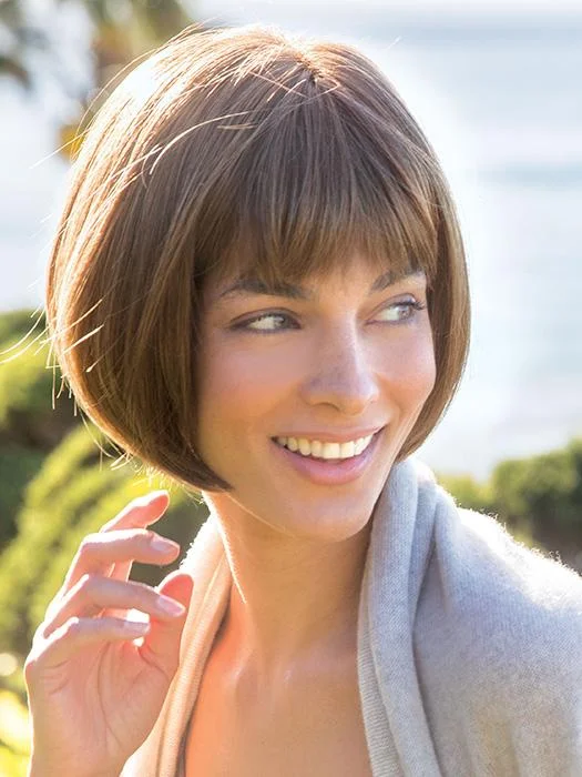 Short wig made from high - quality human hair for a luxurious feel Erin | Synthetic Wig (Mono Top)
